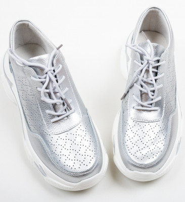 Pantofi Sport Dumini Argintii