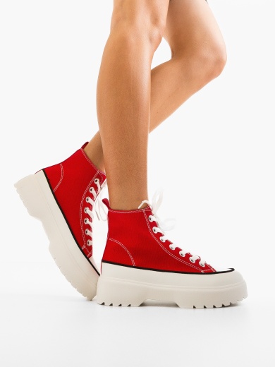 Pantofi sport Lauren Rosii