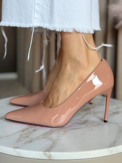 Pantofi stiletto dama Neybar Nude