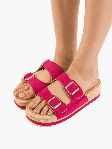 Papuci dama Roshun Fuchsia