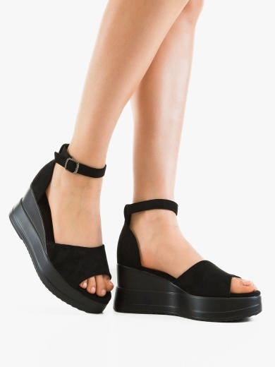 Platforme dama Caitlin Negre
