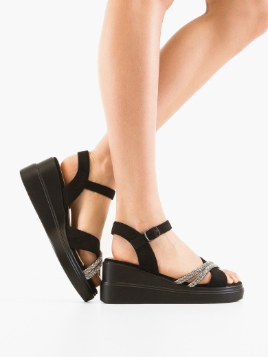 Platforme dama Mykfa Negre
