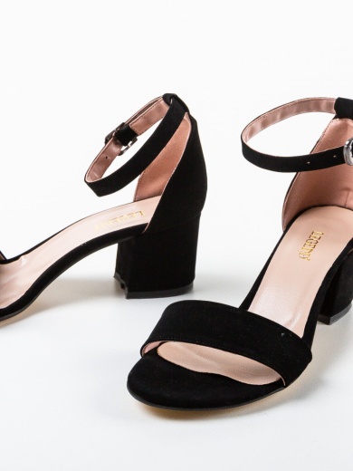 Sandale dama Leopar Negre