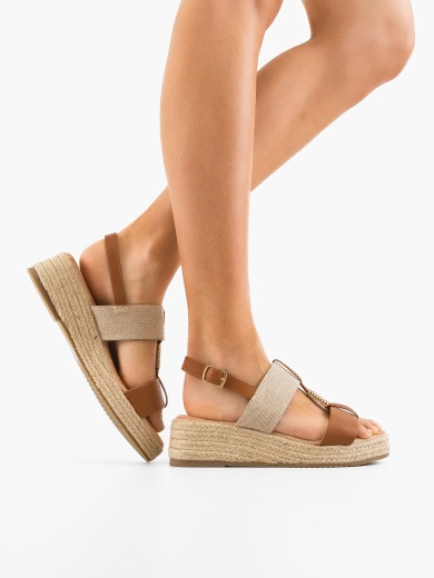 Sandale dama Venny Camel