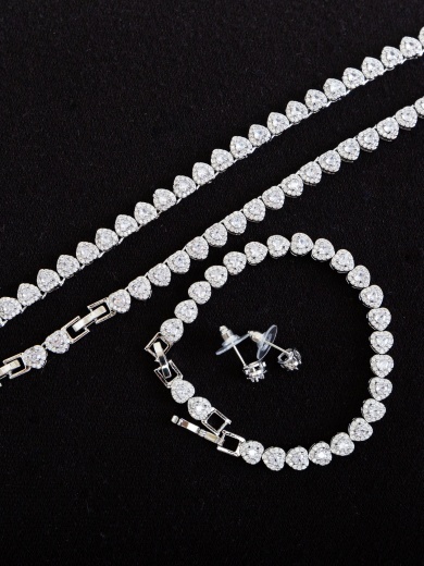Set bijuterii Coeur Argintiu