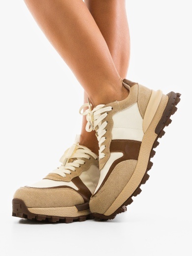 Sneakers dama Delepe Bej