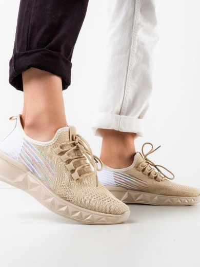 Sneakers dama Fingerios Bej
