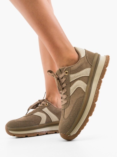 Sneakers dama Nankia Khaki