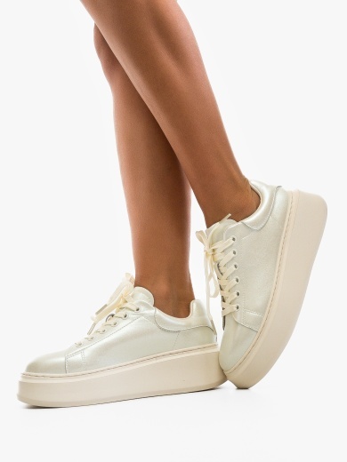 Sneakers dama Onart Bej