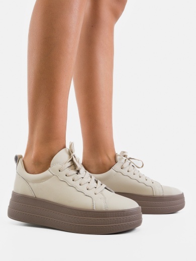 Sneakers dama Praka Bej