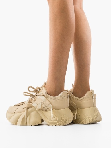 Sneakers dama Thild Bej