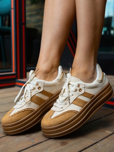 Sneakers dama Zyla Bej
