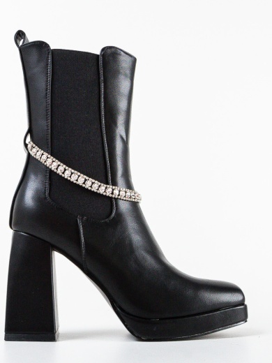 Botine dama Case Negre