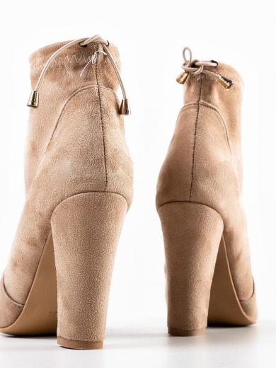 Botine dama Medy Bej