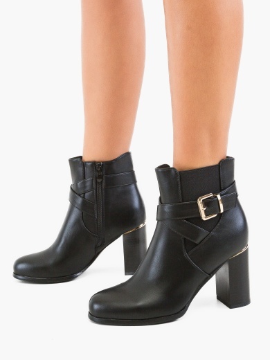 Botine dama Meryun Negre