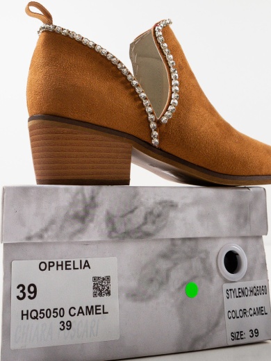 Botine dama Ophelia Camel