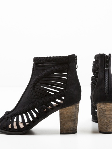 Botine Pear Negre
