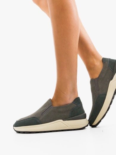 Pantofi casual dama Derina Gri