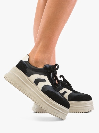 Pantofi casual dama Ozina Negri