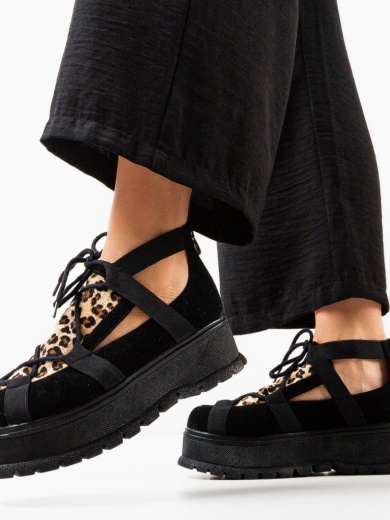 Pantofi Casual Jater Negri 4