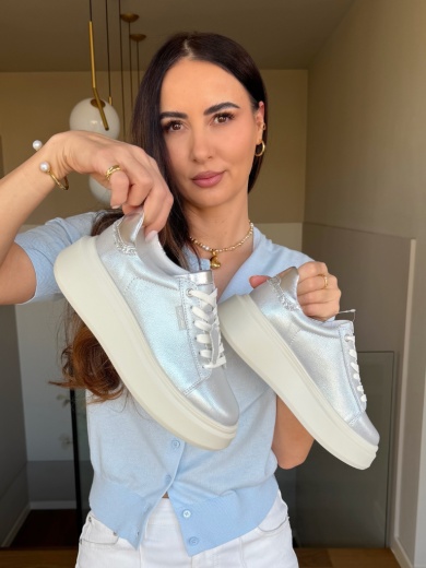 Pantofi Casual Lalere Argintii