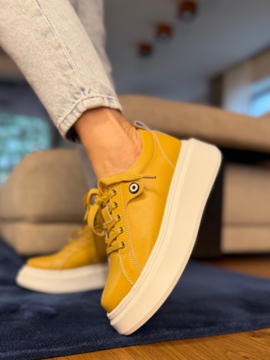 Pantofi Casual Nuandre Galbeni