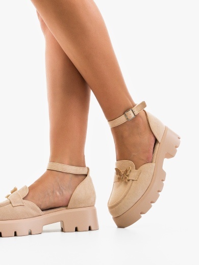 Pantofi Casual Polly Bej