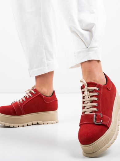 Pantofi Casual Ysrael Rosii