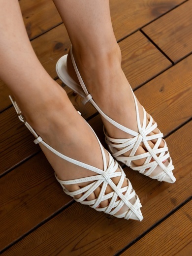 Pantofi dama Zanehha Albi