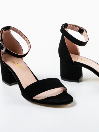 Sandale dama Leopar Negre