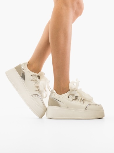 Sneakers dama Verana Argintii