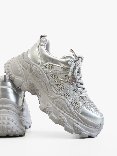 Sneakers dama Zerra Argintii