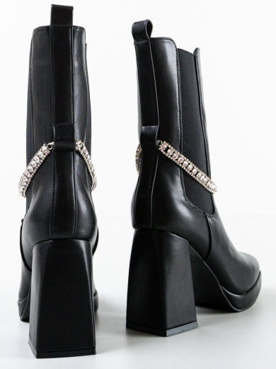 Botine dama Case Negre