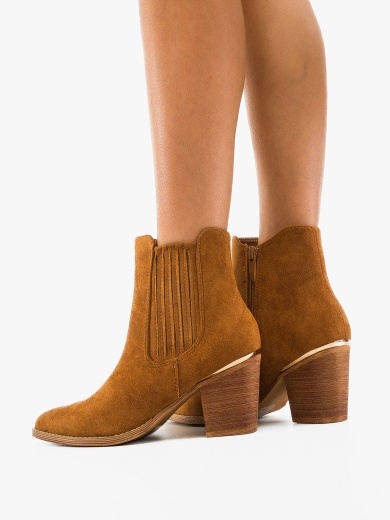 Botine dama Delgado Camel
