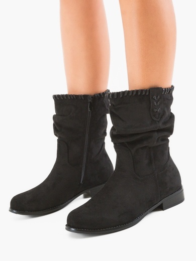 Botine dama Diagon Negre