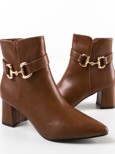 Botine dama Trame Camel