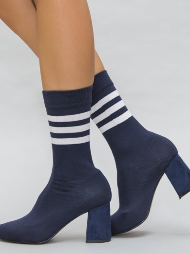 Botine Stil Bleumarin