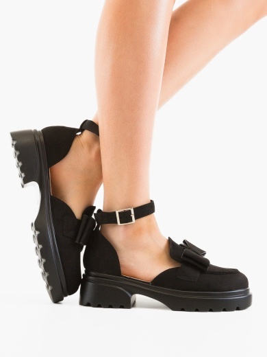 Pantofi casual dama Caradon Negri