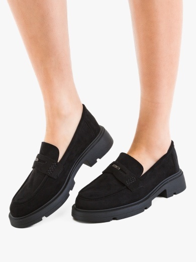 Pantofi casual dama Corsera Negri 2