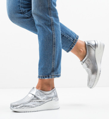 Pantofi Casual Farza Argintii