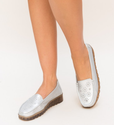 Pantofi Casual Omelo Argintii