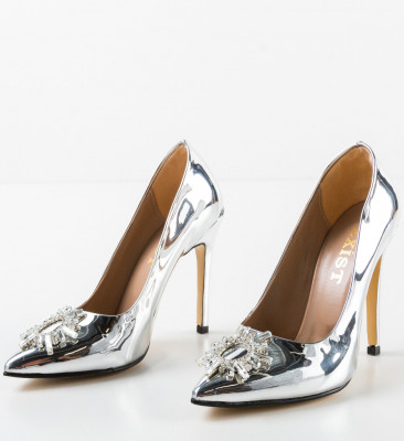 Pantofi dama Egina Argintii