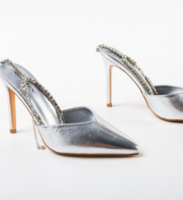 Pantofi dama Maison Argintii
