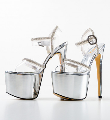 Pantofi dama Seva Argintii
