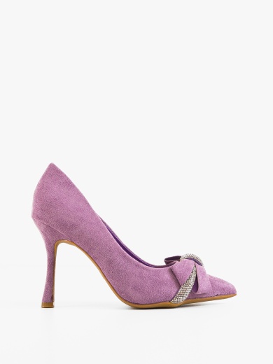 Pantofi stiletto dama Subhaa Mov