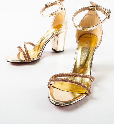 Sandale dama Bilibru Aurii