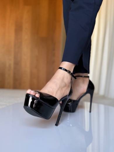 Sandale dama Jeany Negre