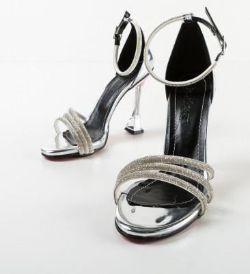 Sandale dama Thasos Argintii