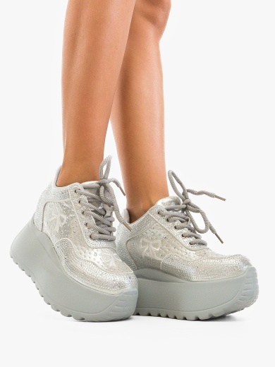 Sneakers dama Ohale Argintii