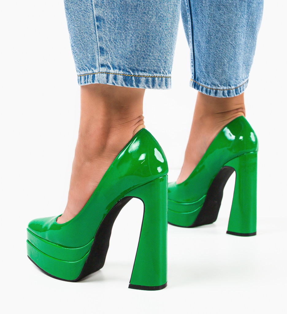 Обувки Dyscarpe Зелени